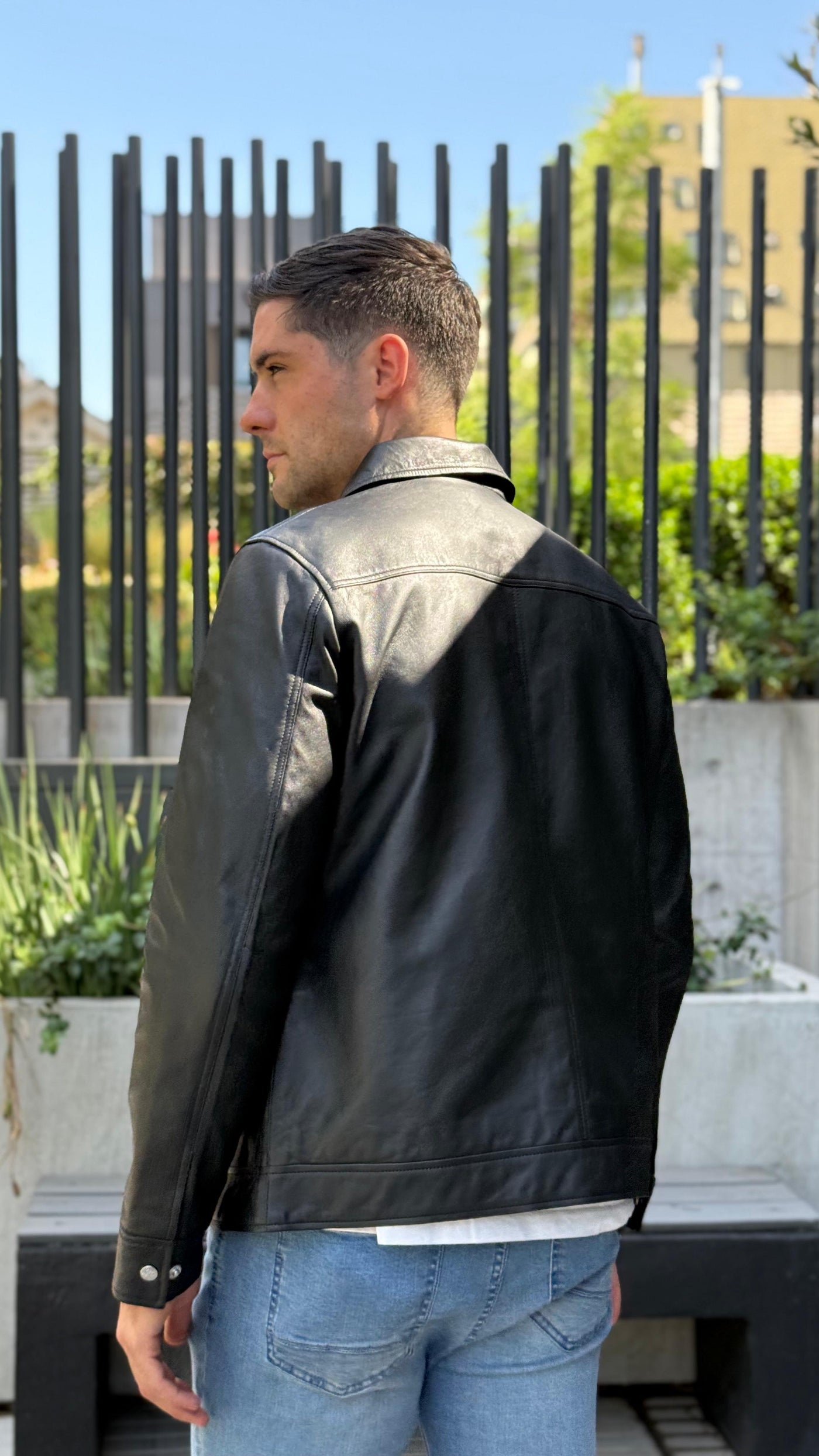 Chaqueta Cuero Nirvana Negro