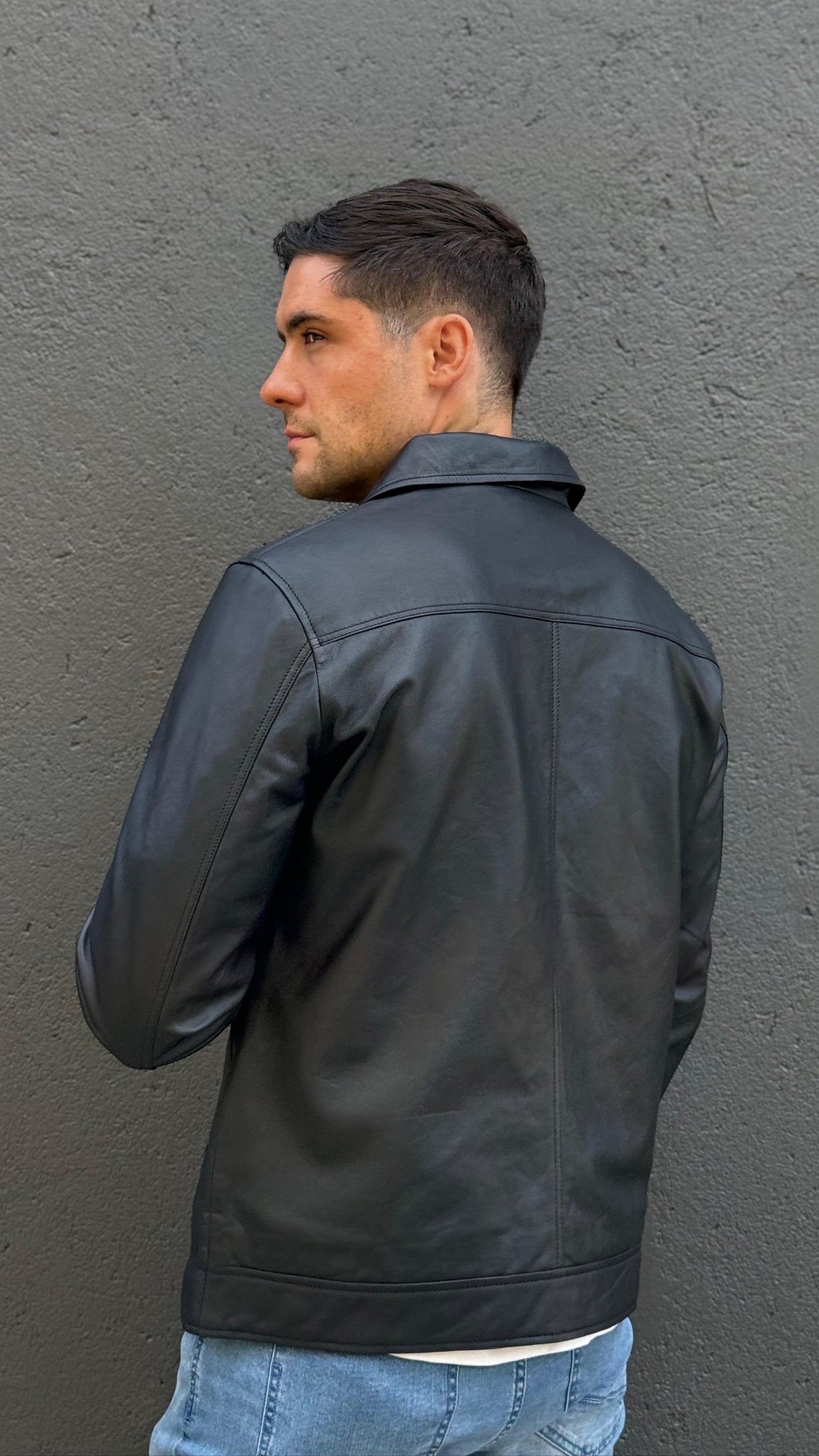 Chaqueta Cuero Nirvana Negro