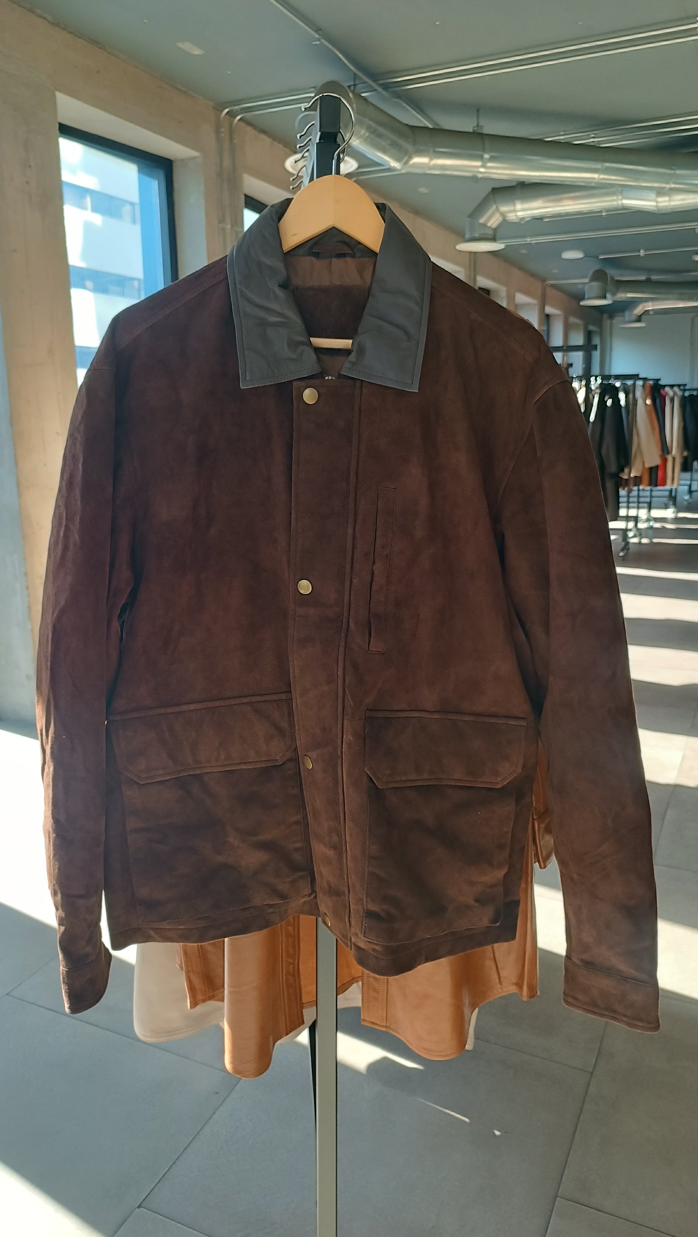 Chaqueta Hombre Gamuza Regent Chocolate