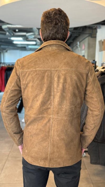 Chaqueta Blazer Gamuza Hombre Zidane Arena