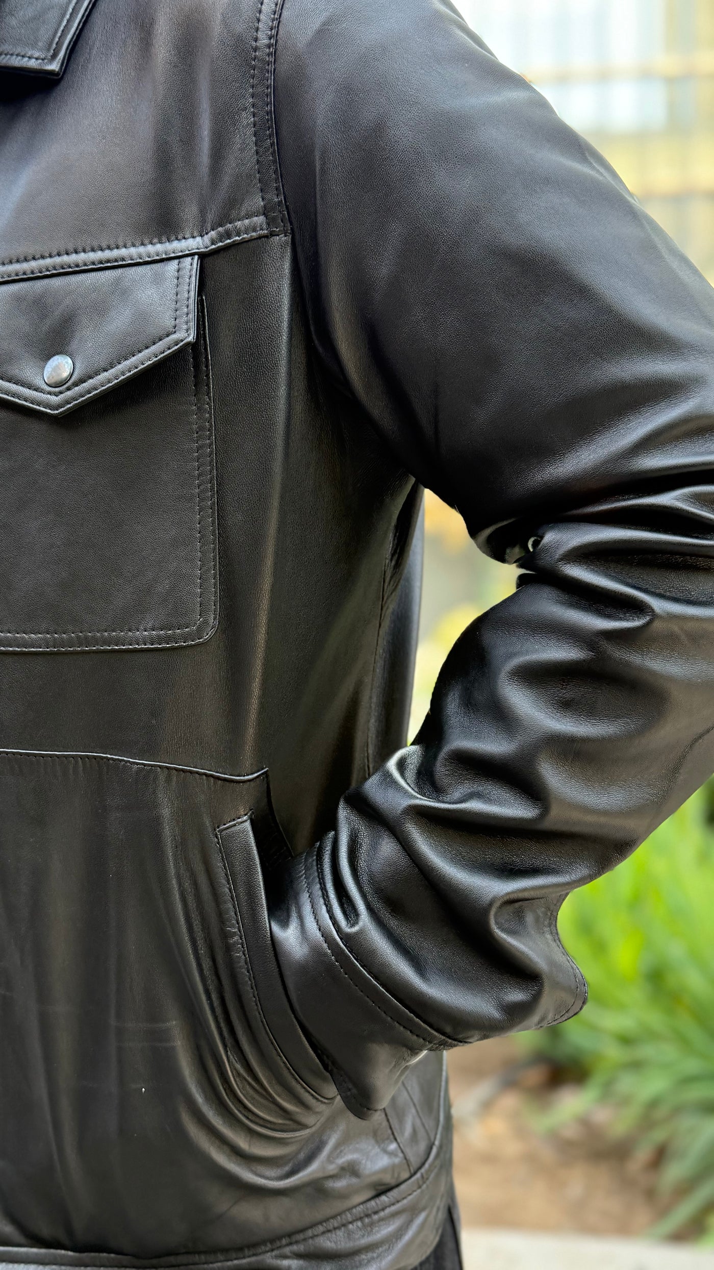 Chaqueta Cuero Nirvana Negro