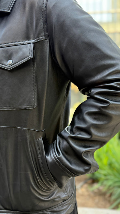 Chaqueta Cuero Nirvana Negro