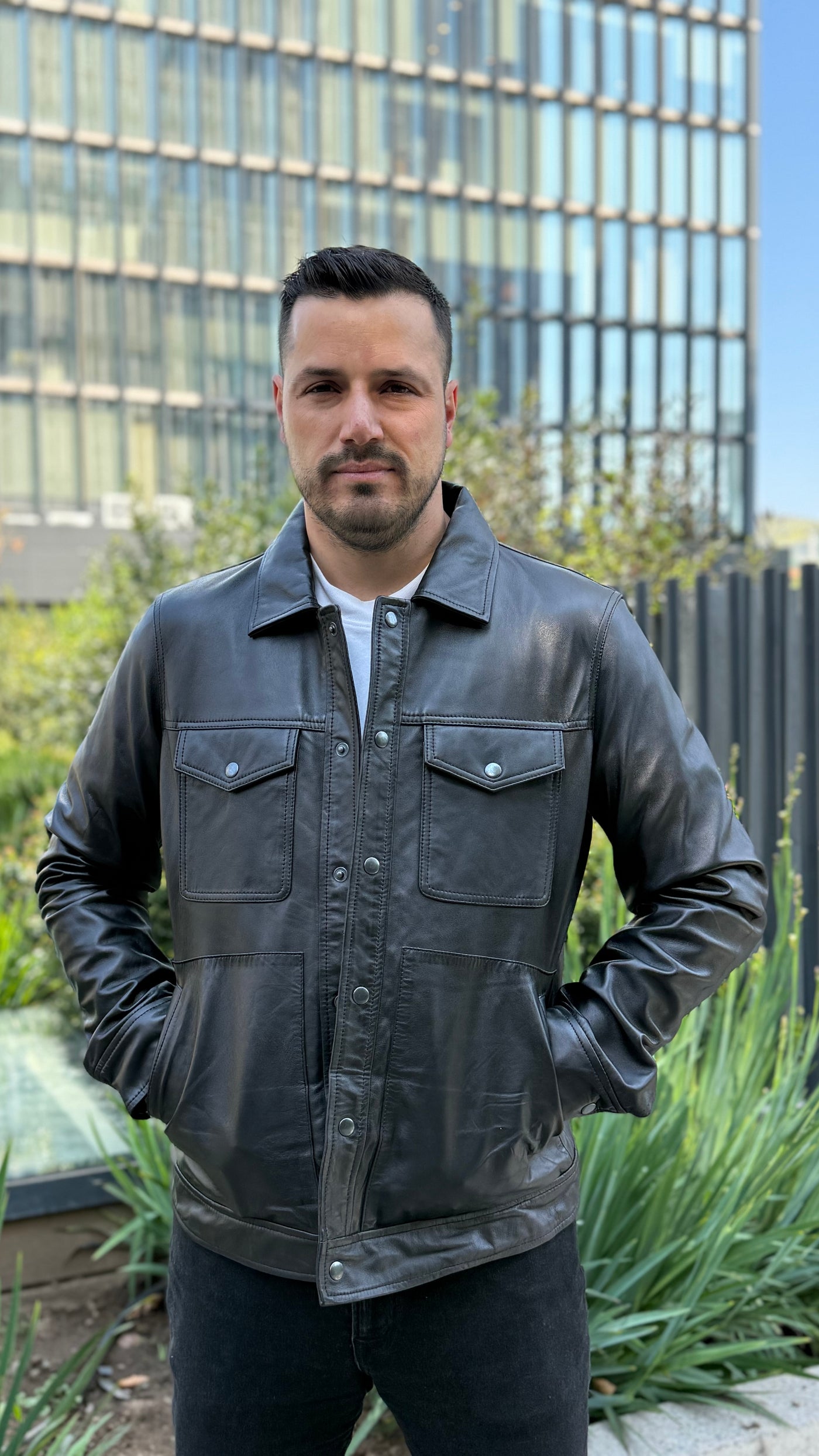 Chaqueta Cuero Nirvana Negro