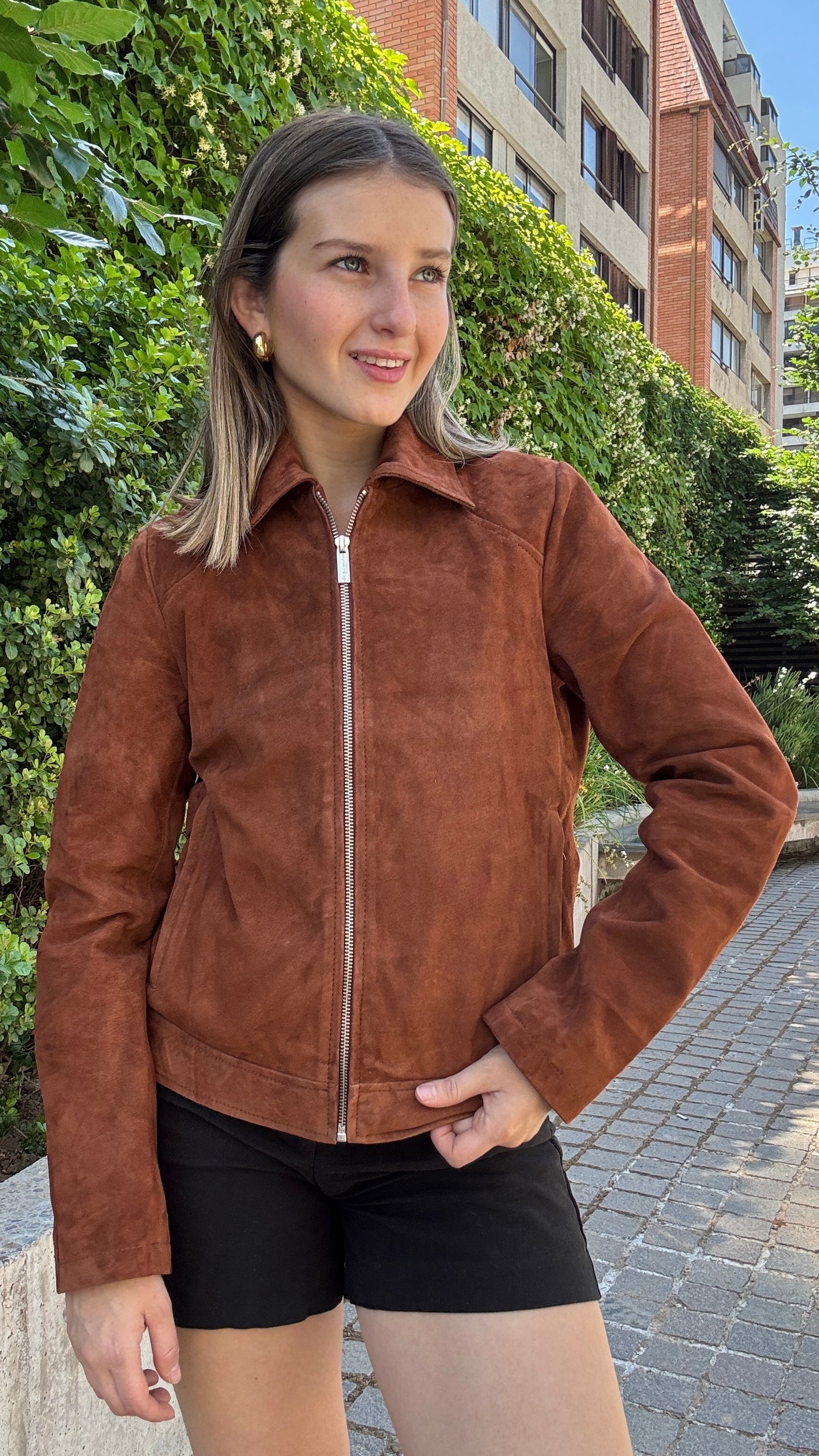 Chaqueta Gamuza Osaka Café