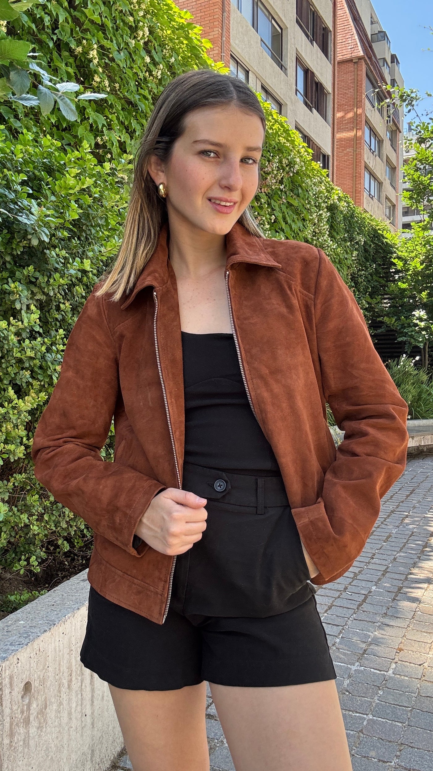 Chaqueta Gamuza Osaka Café