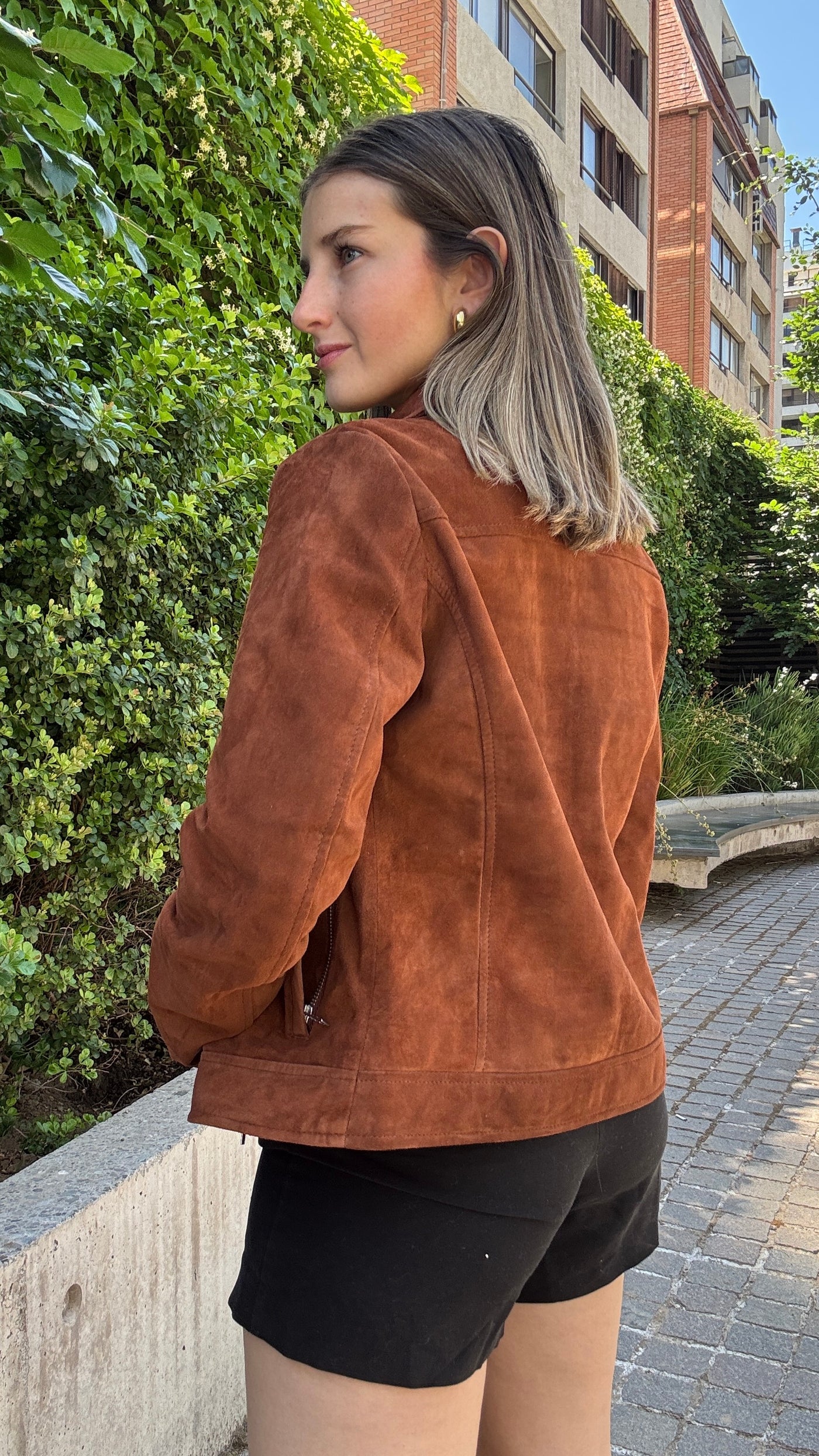 Chaqueta Gamuza Osaka Café