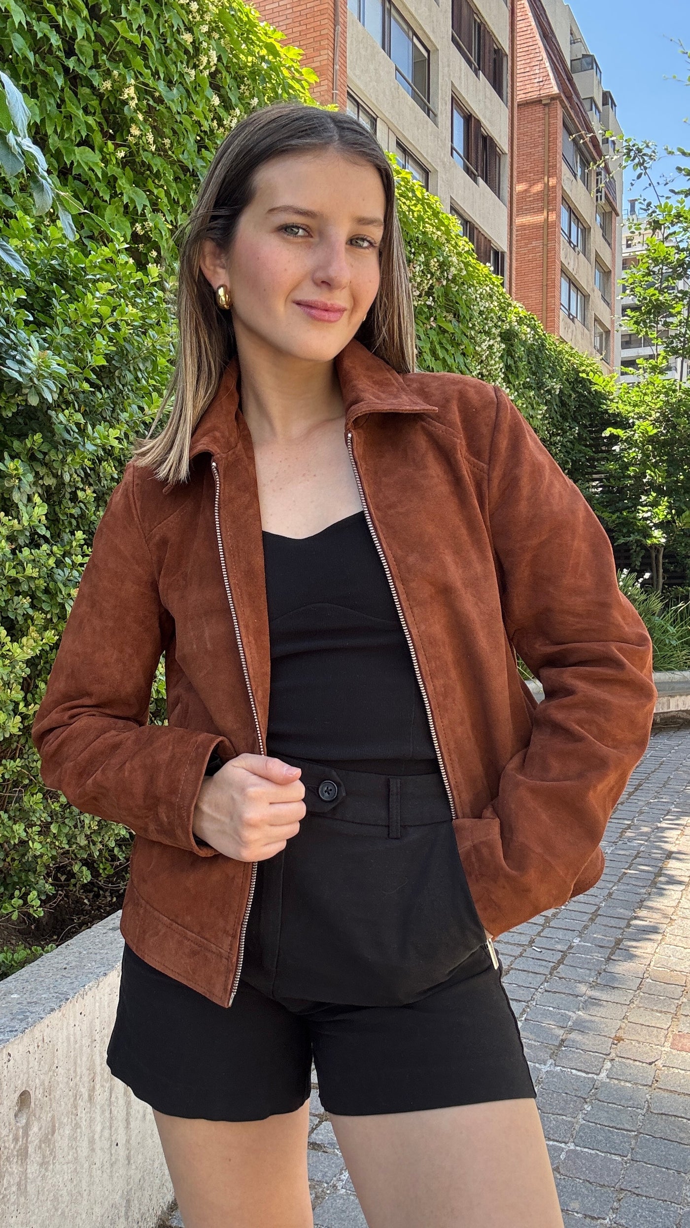 Chaqueta Gamuza Osaka Café