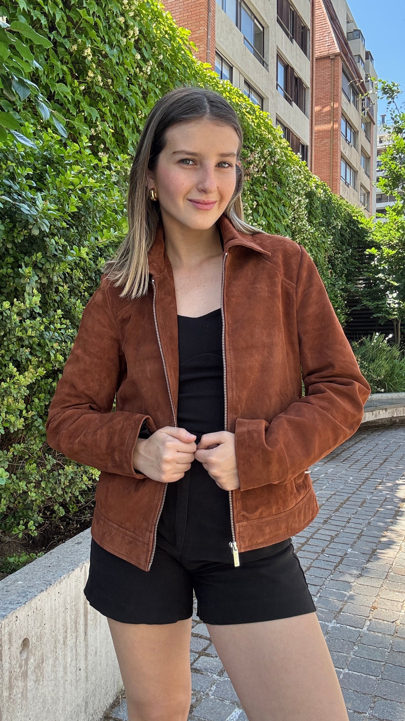 Chaqueta Gamuza Osaka Café