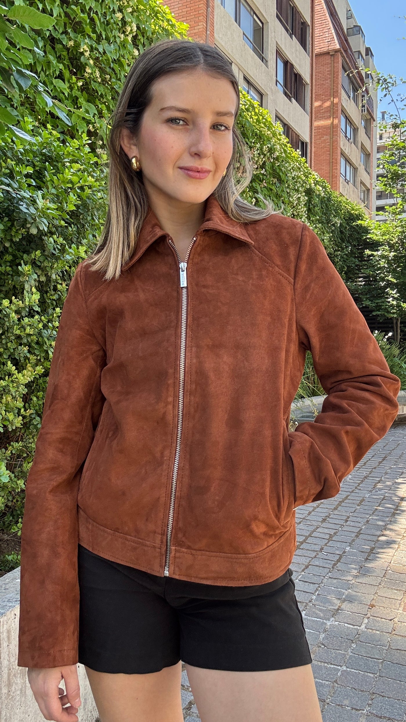 Chaqueta Gamuza Osaka Café