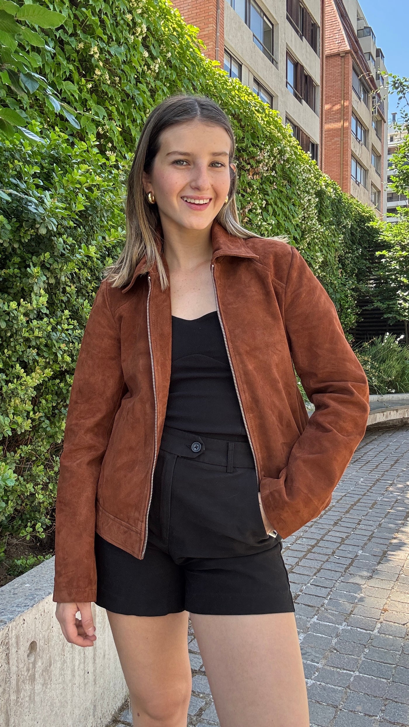 Chaqueta Gamuza Osaka Café