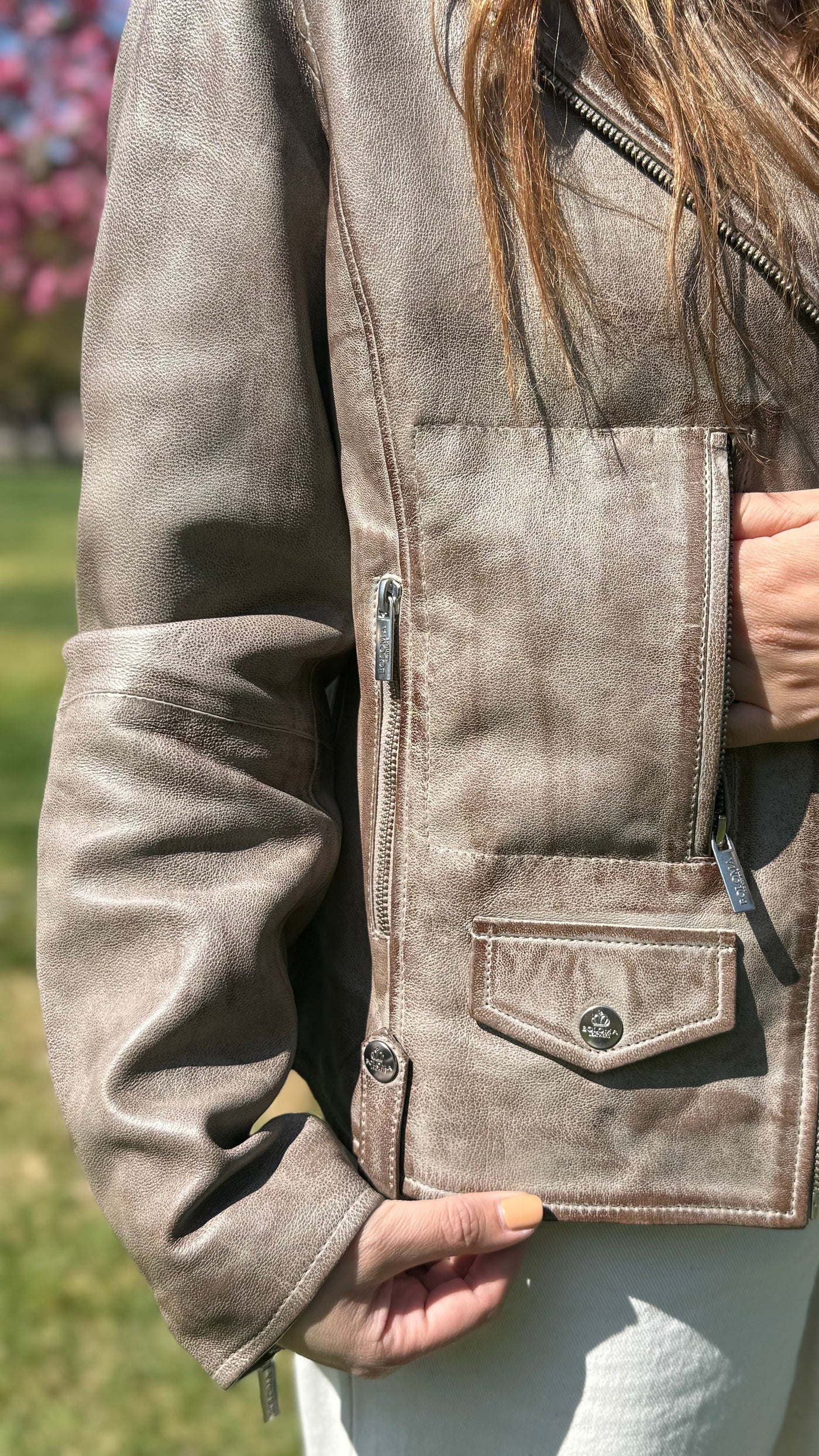 Chaqueta Recife Taupe Rosa