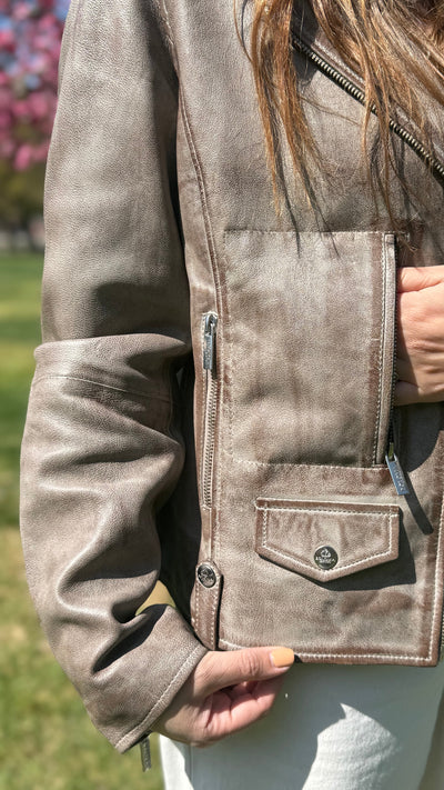 Chaqueta Recife Taupe Rosa