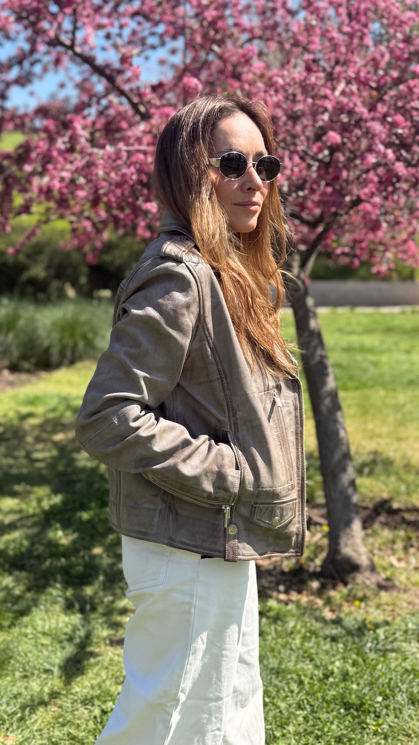 Chaqueta Recife Taupe Rosa