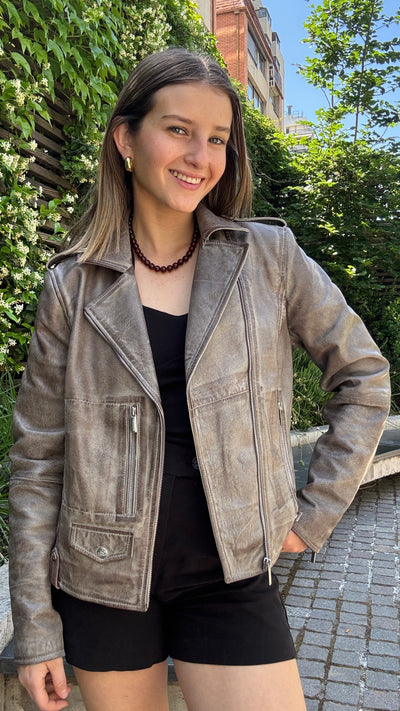 Chaqueta Recife Taupe Rosa