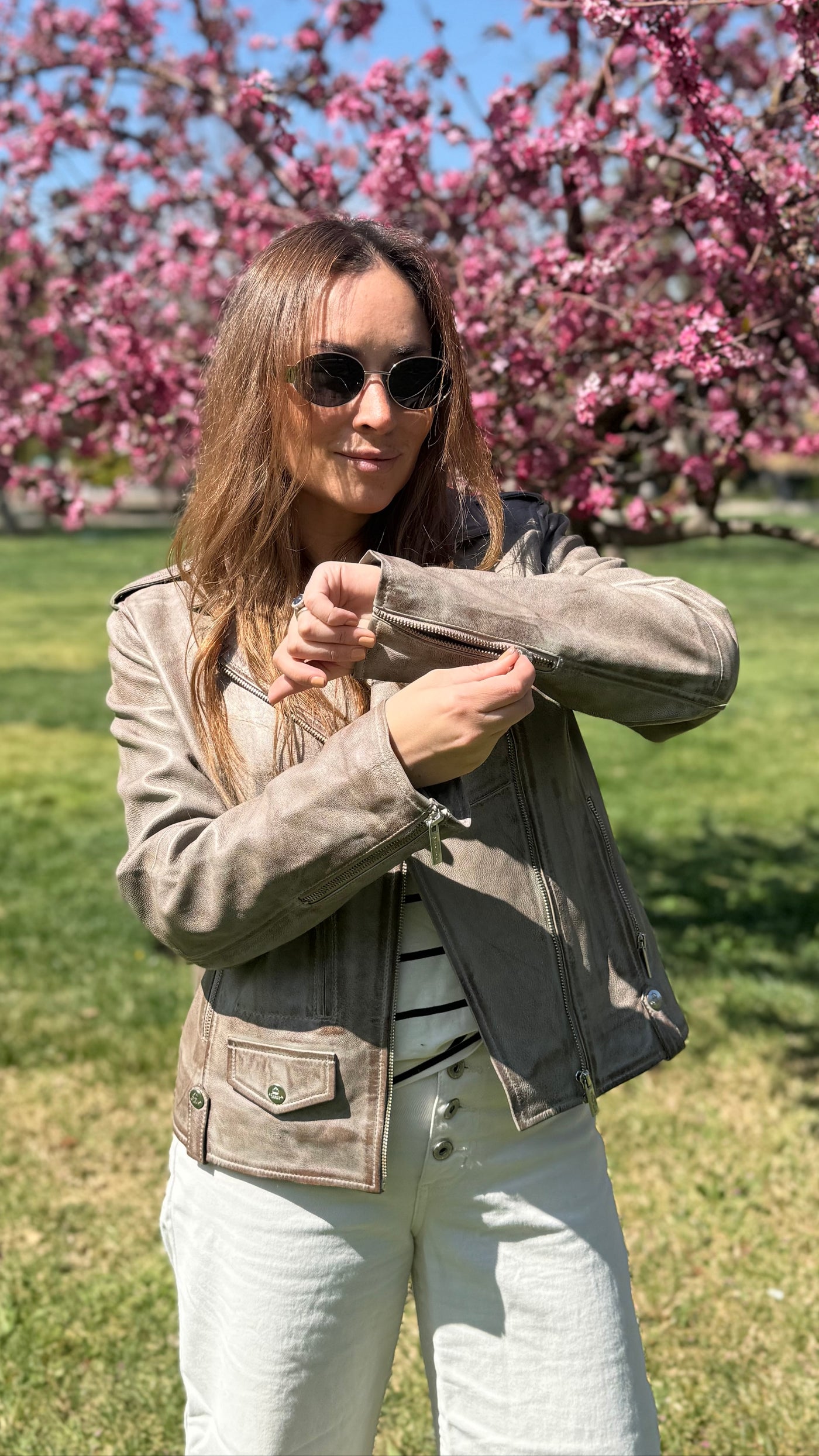 Chaqueta Recife Taupe Rosa