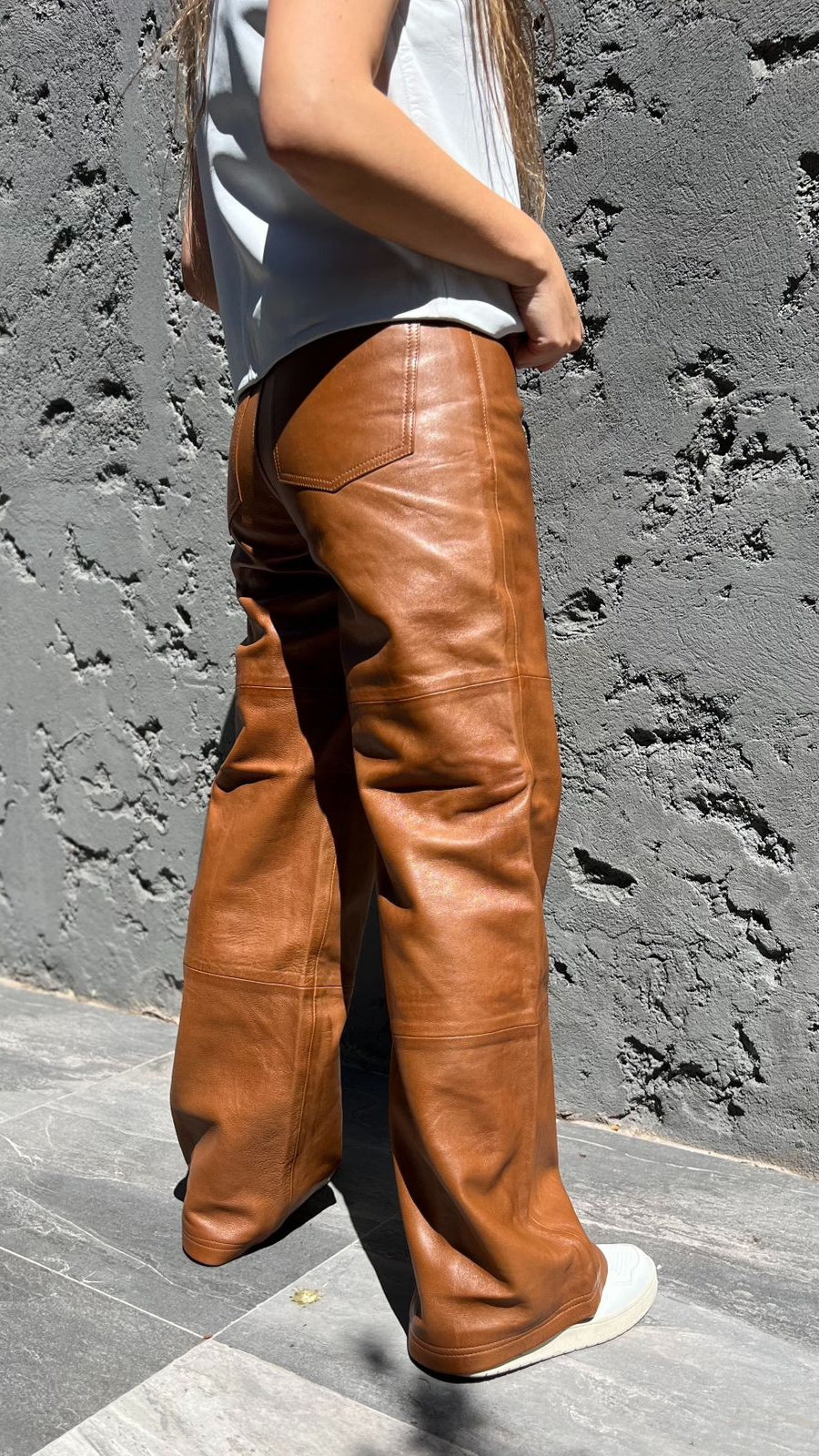 PANTALÓN CUERO ZARAGOZA CAMEL