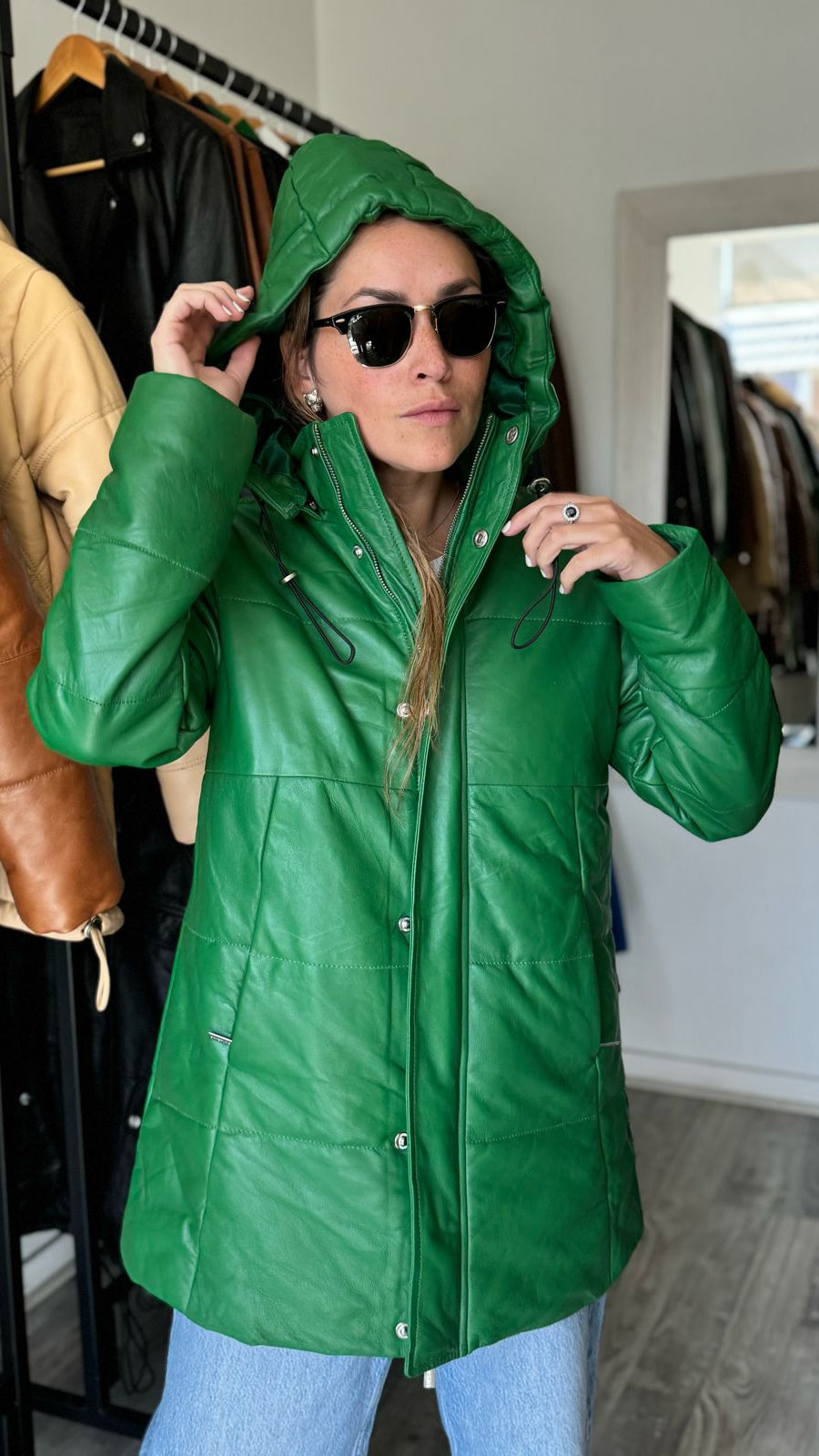 Parka Cuero Ottawa Verde