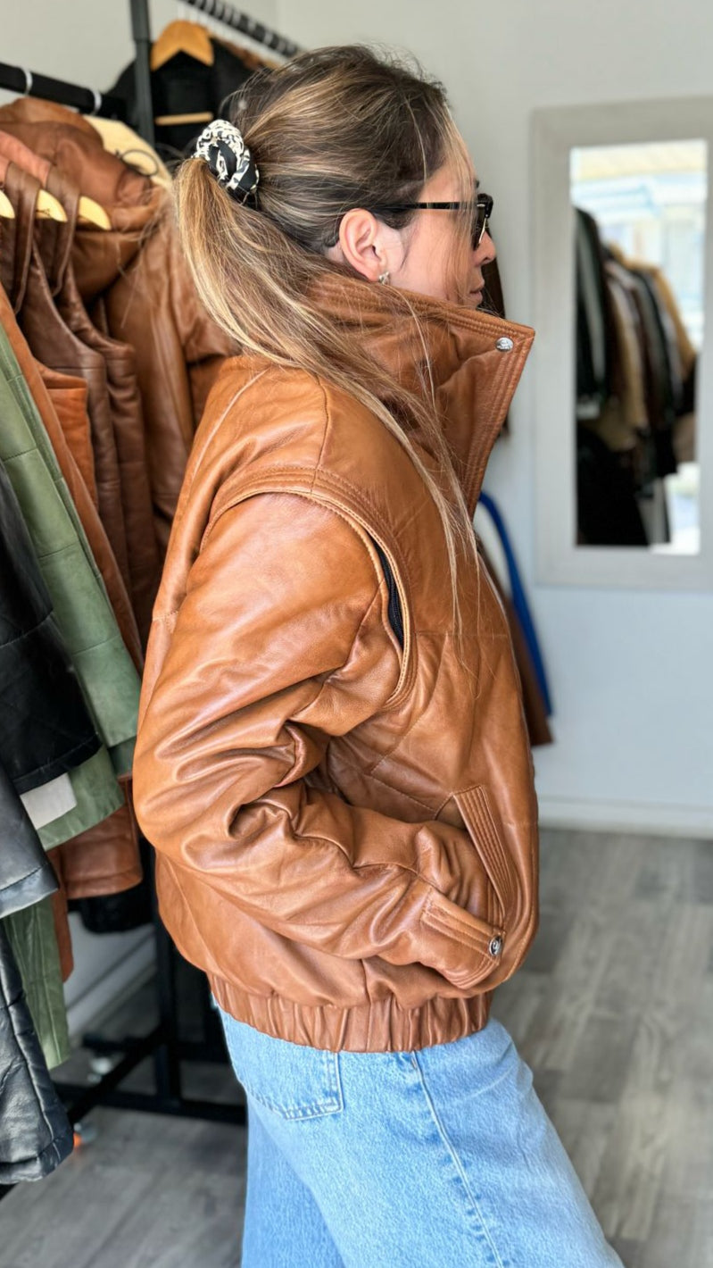 Parka Cuero Canberra Camel