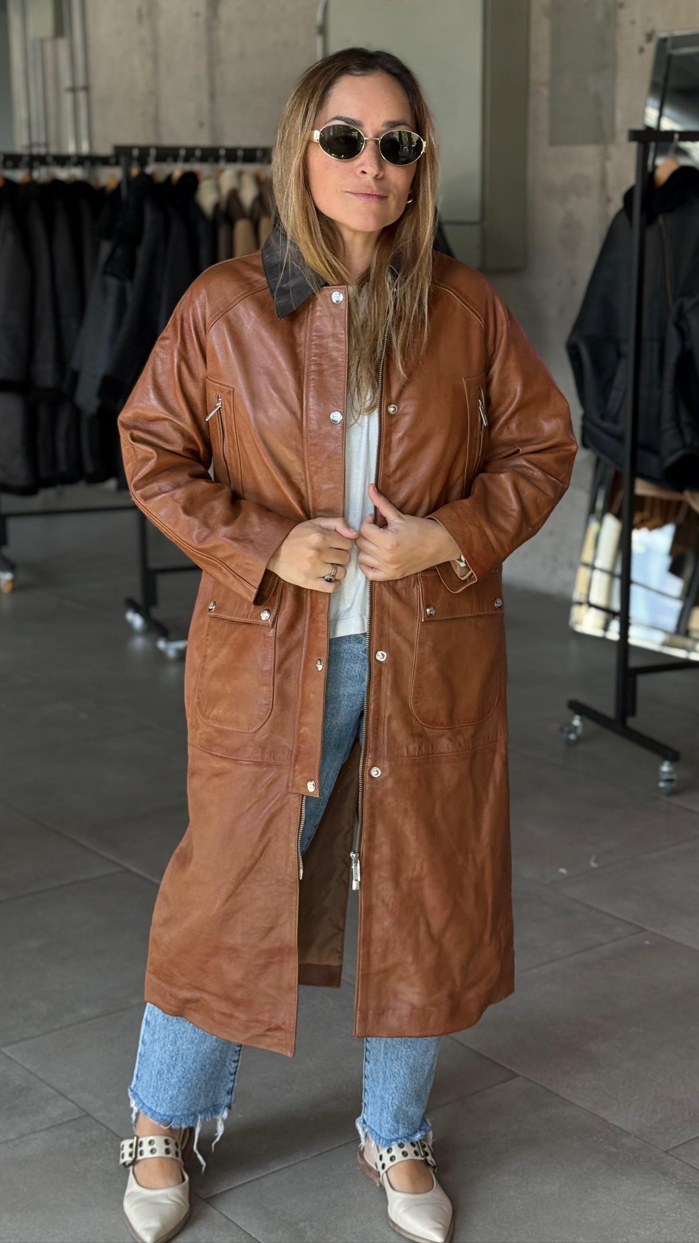 Trench Cuero Soho Camel