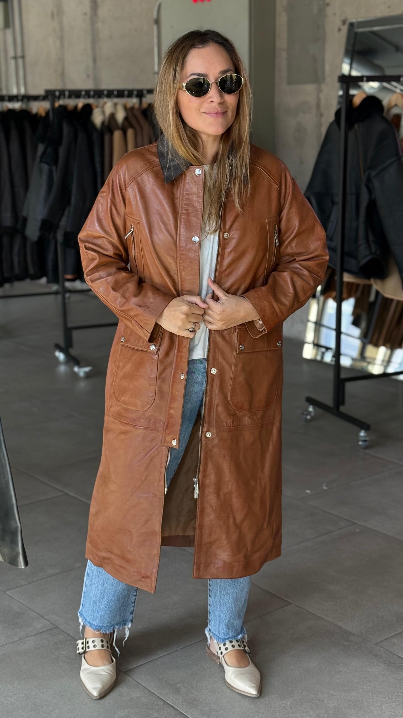 Trench Cuero Soho Camel