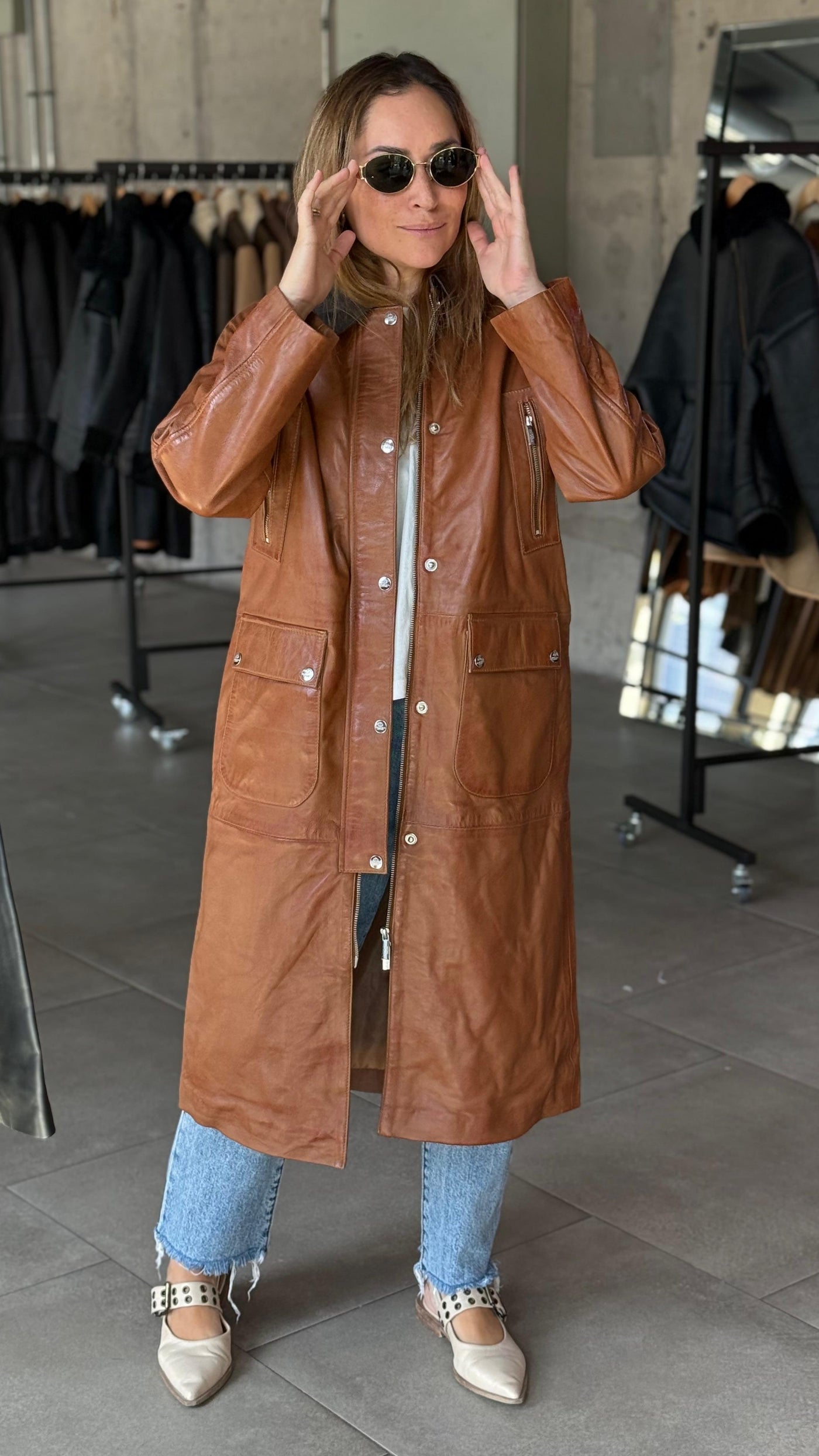 Trench Cuero Soho Camel