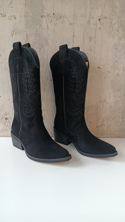 Bota Texana Reno Negro