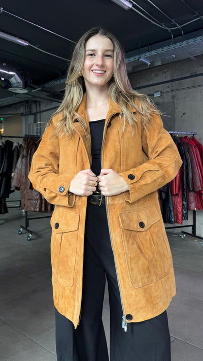 Chaqueta Gamuza Mosman Camel