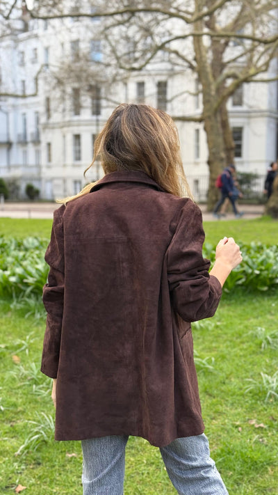 Blazer Gamuza Madison Chocolate