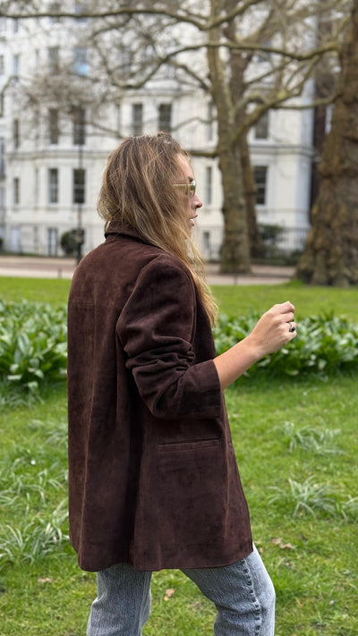Blazer Gamuza Madison Chocolate