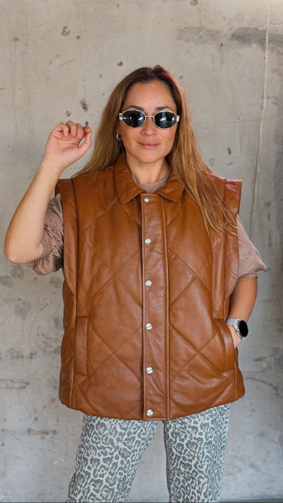 Parka Cuero Marais Camel