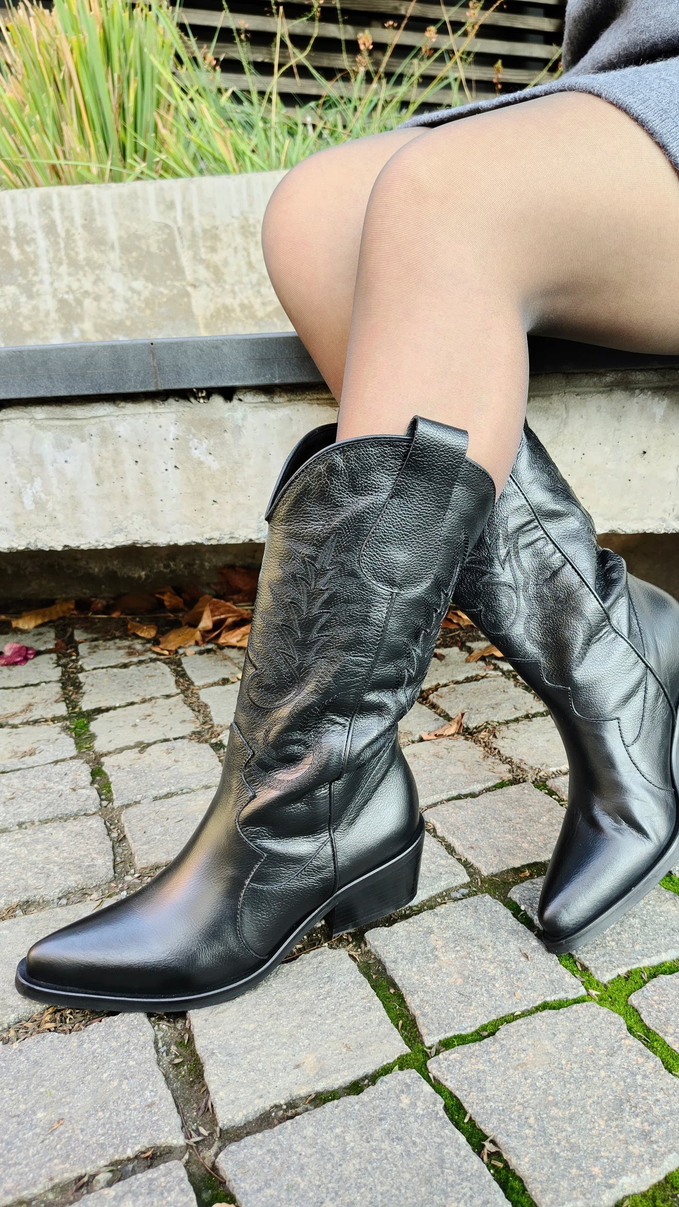 Bota Texana Napa Negro