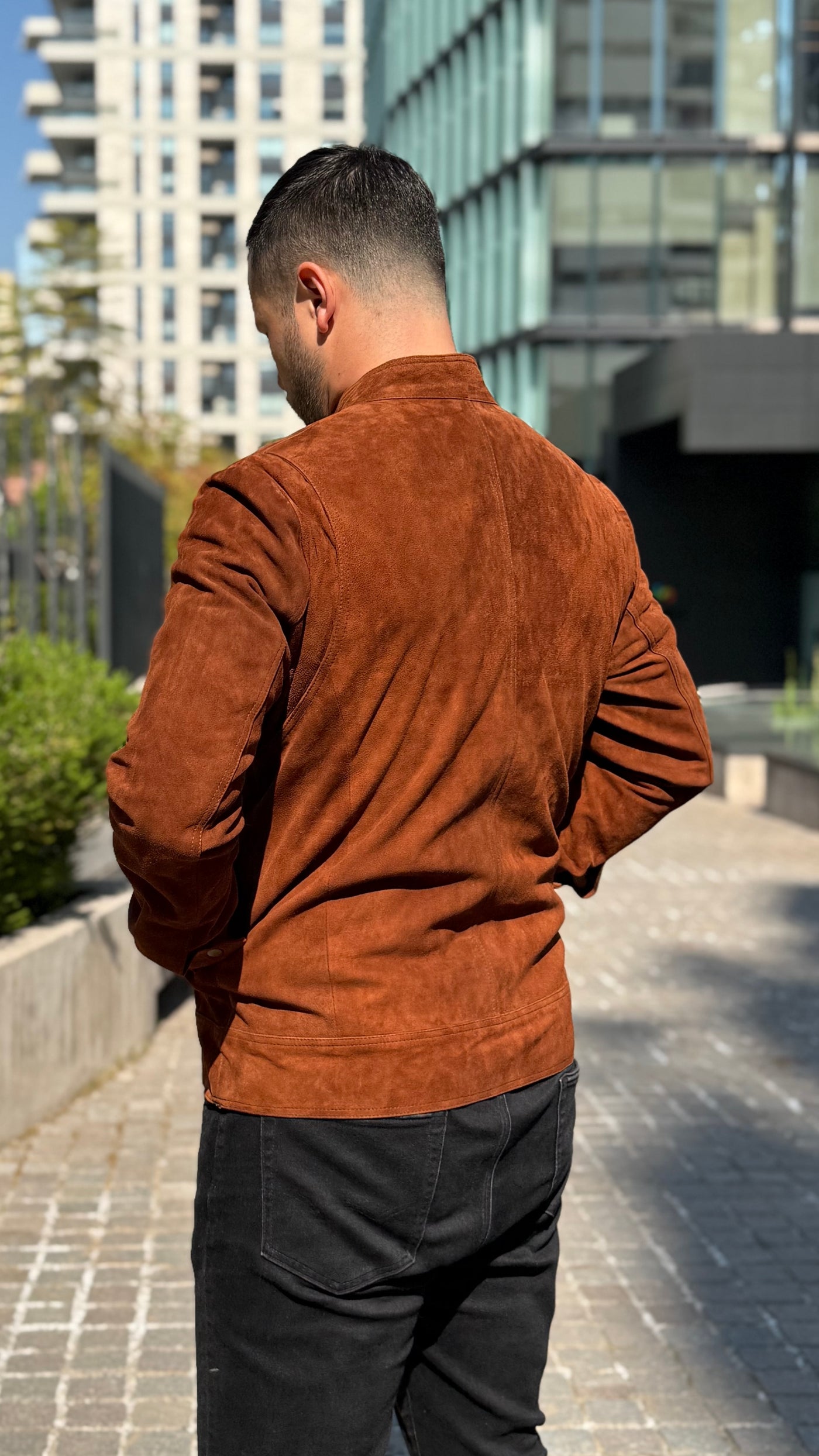 Chaqueta Gamuza Hombre Armenia Tostado