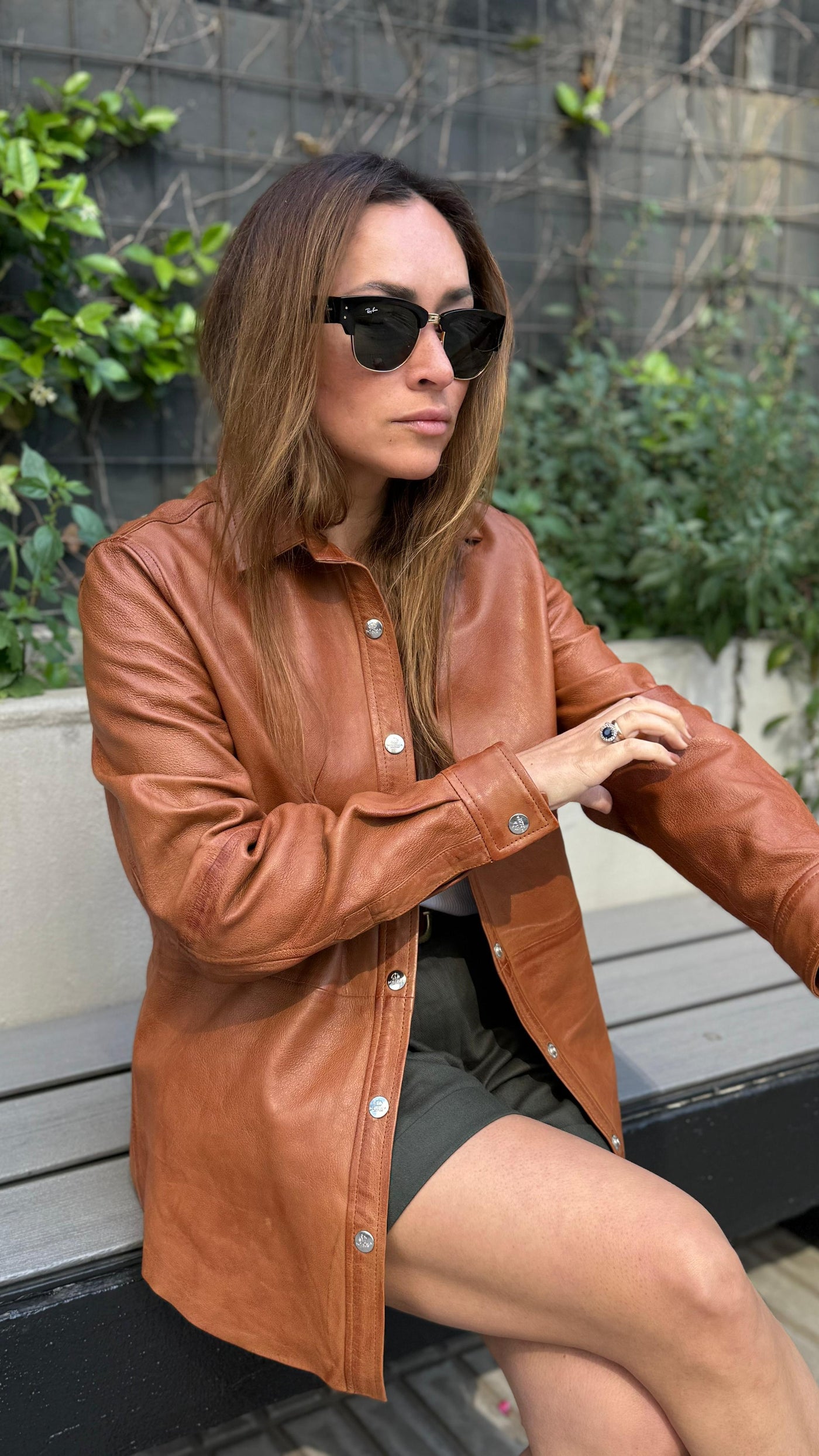 Camisa Cuero New Mallorca Camel