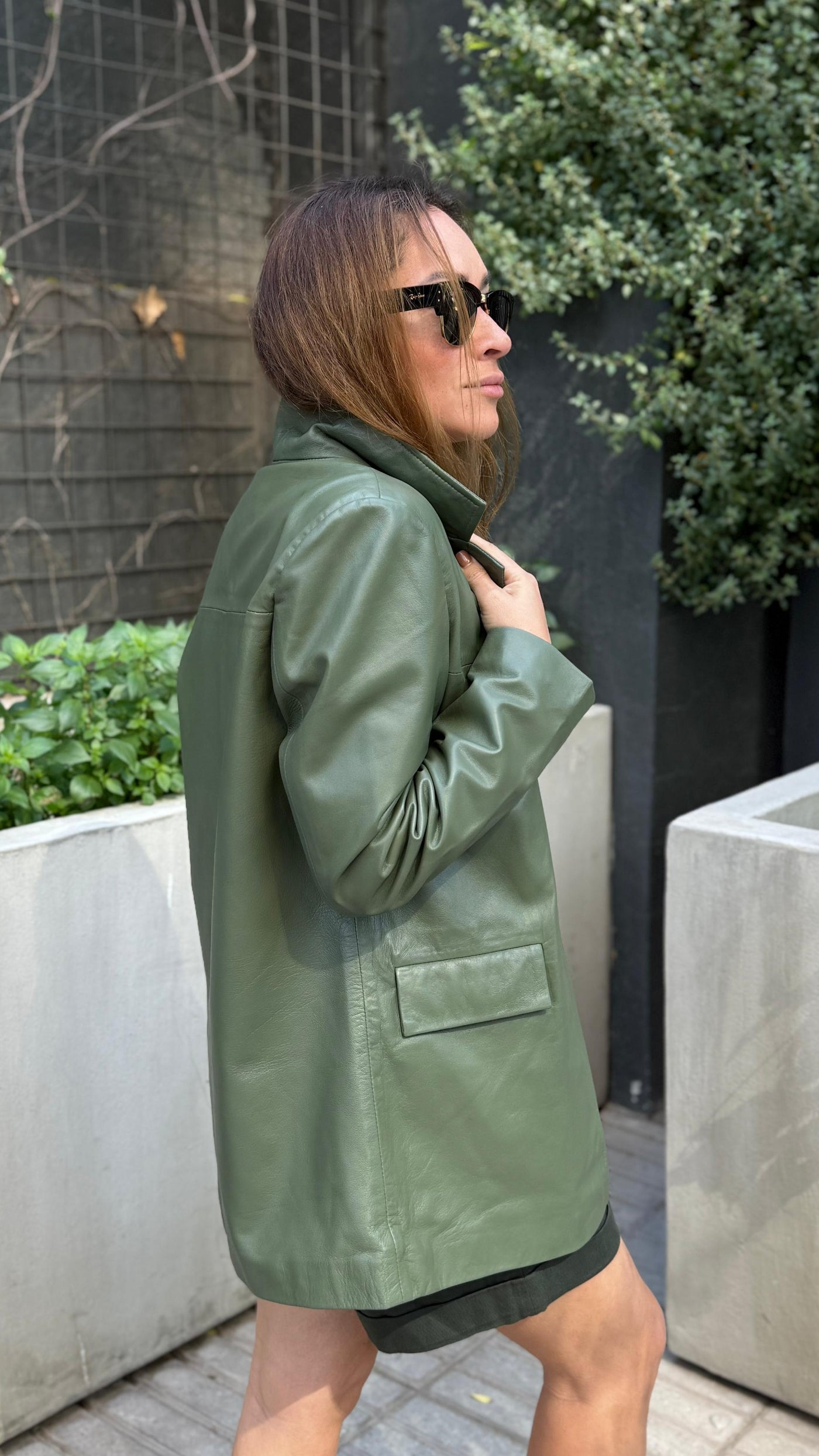 Blazer Cuero Madison Verde