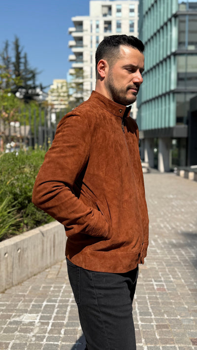 Chaqueta Gamuza Hombre Armenia Tostado