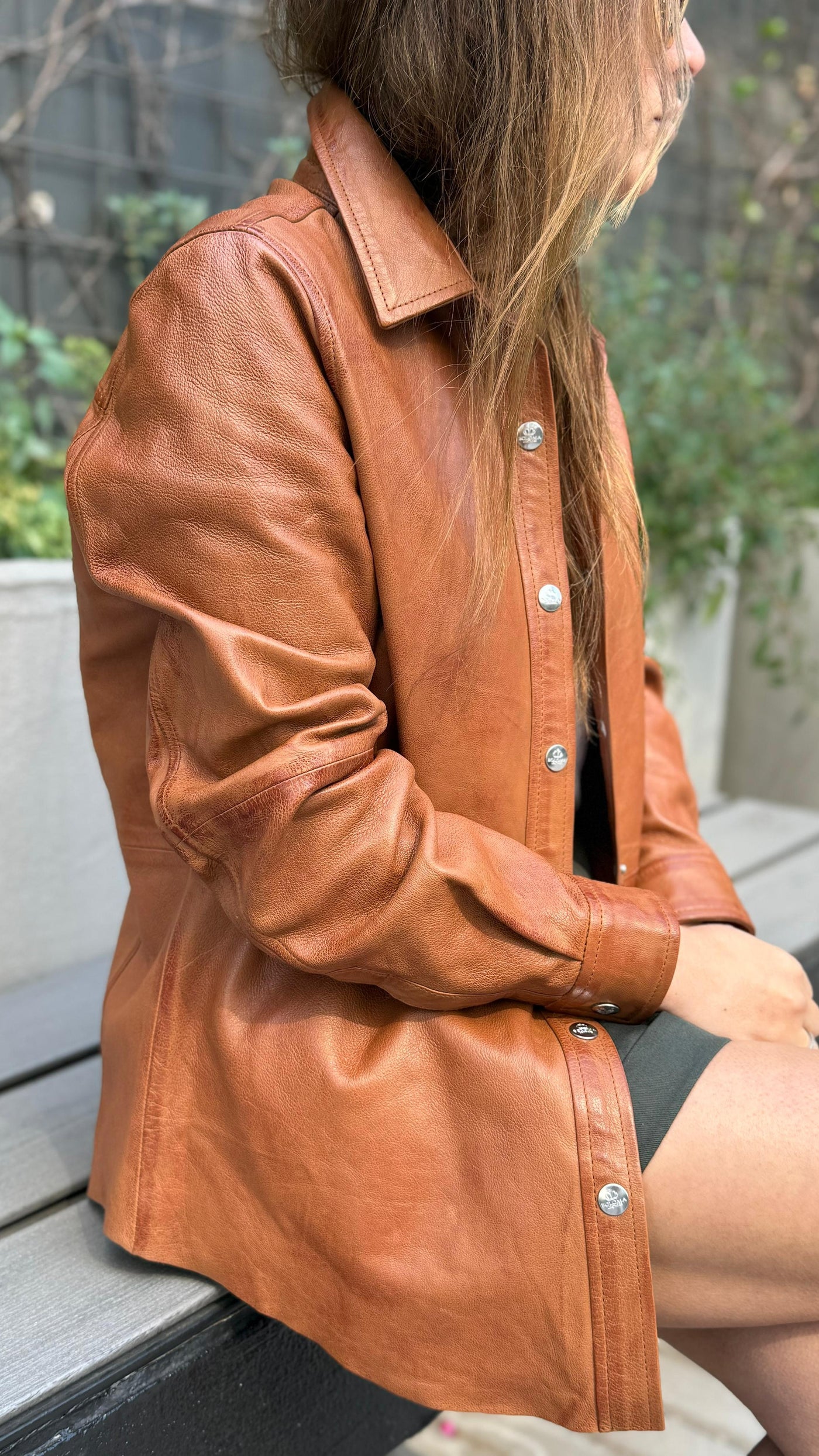 Camisa Cuero New Mallorca Camel