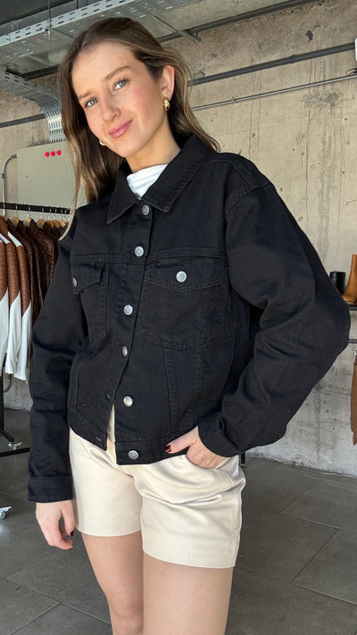 Chaqueta Jeans Dumbo Negro