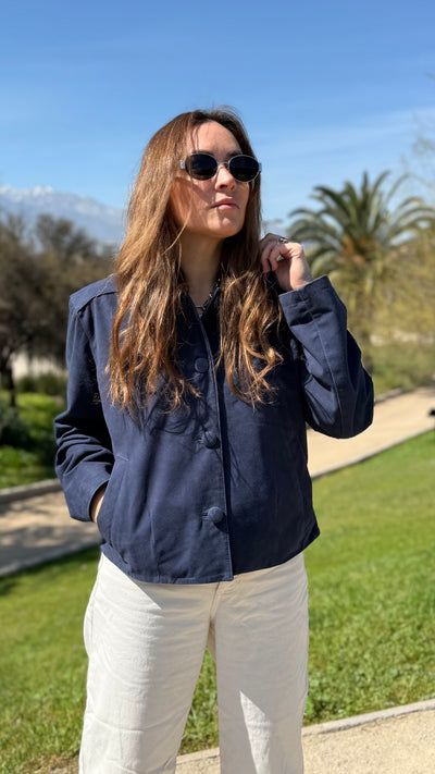 Pre-compra Chaqueta Gamuza Constanza Blue