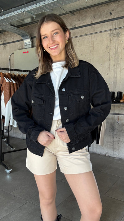 Chaqueta Jeans Dumbo Negro