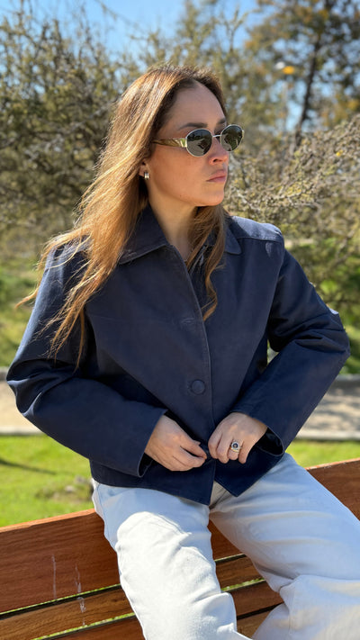 Pre-compra Chaqueta Gamuza Constanza Blue