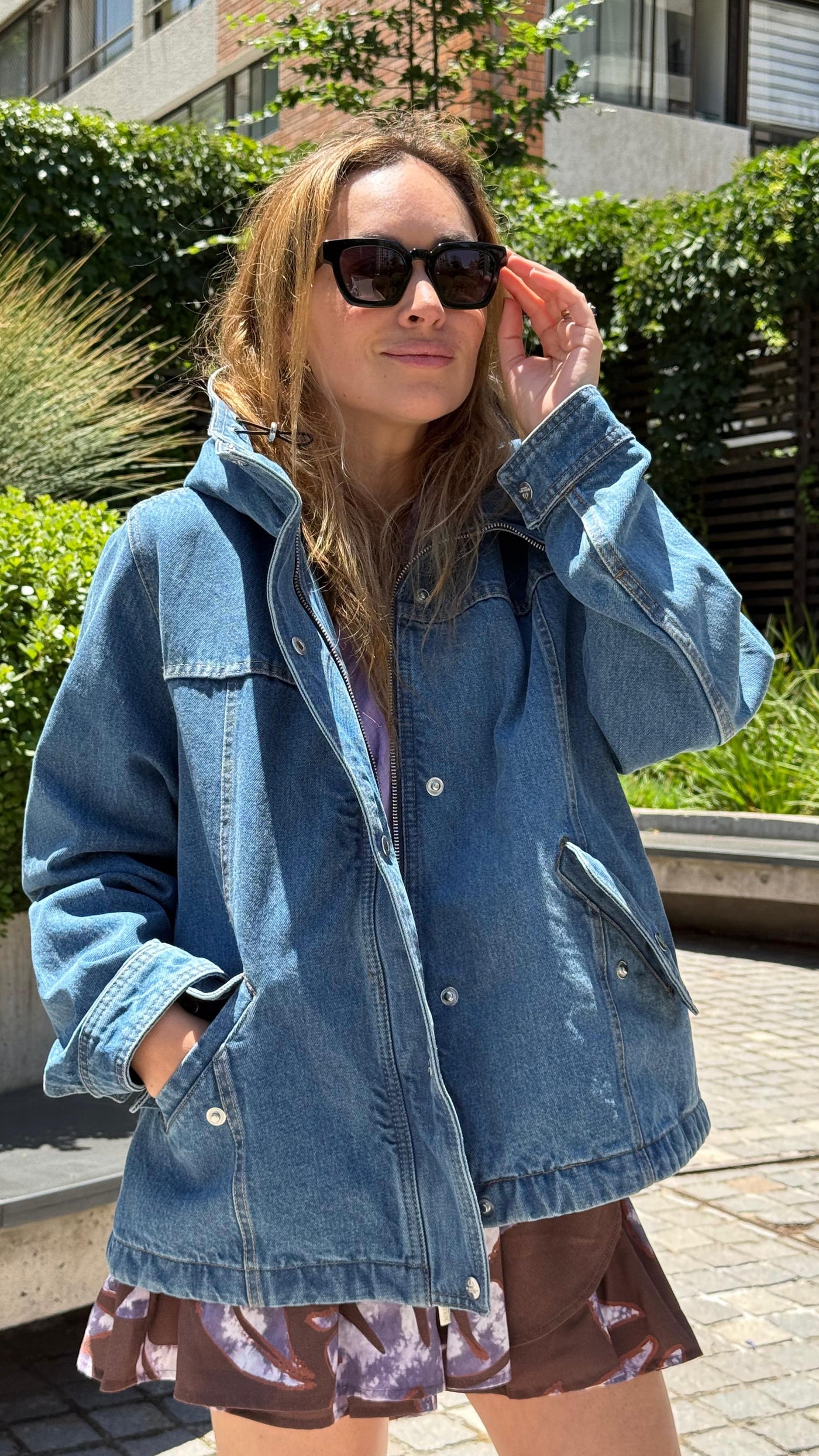 Chaqueta Denim Gracia Azul