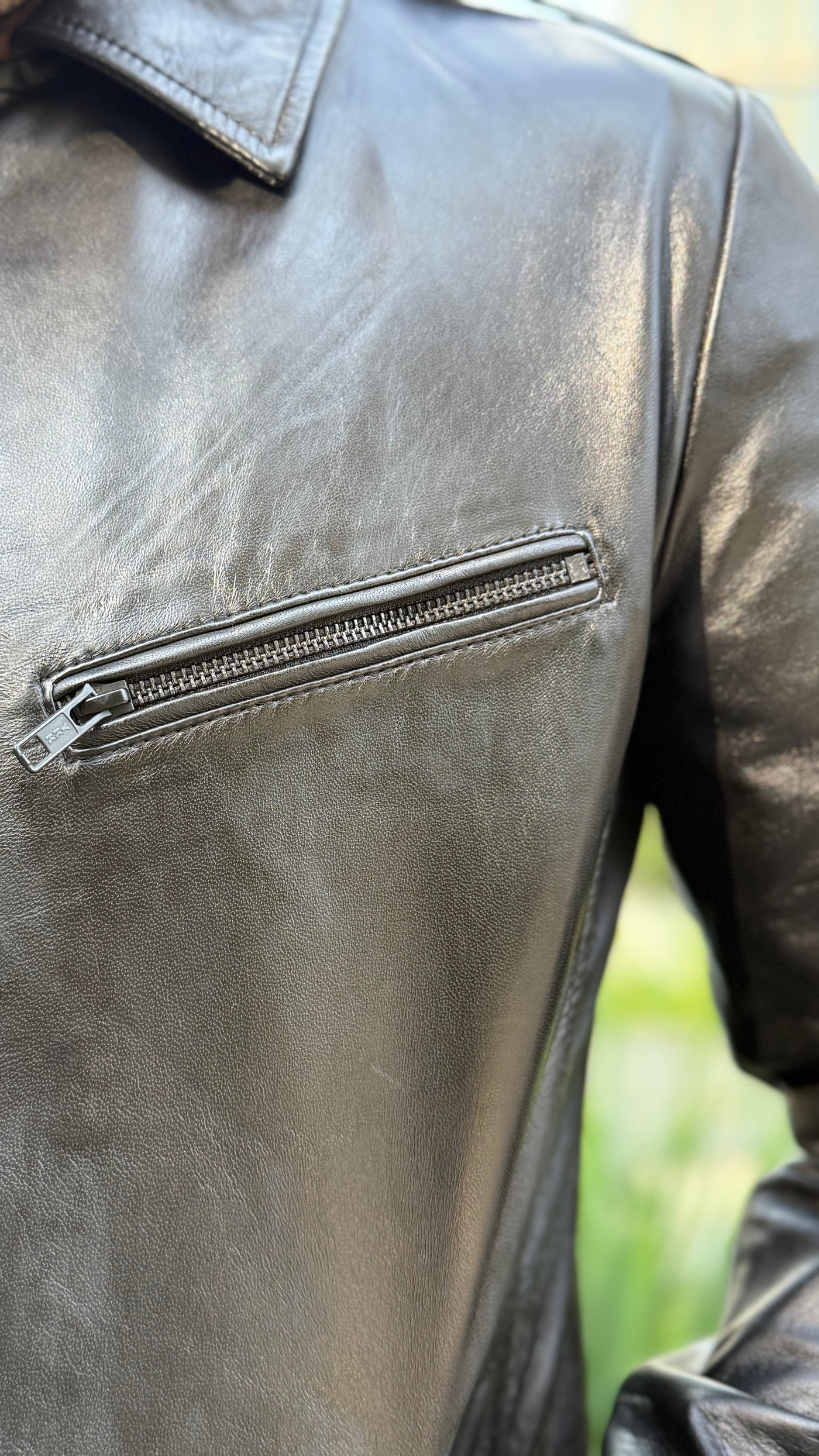 Chaqueta Hombre Cuero Barcelona All Black