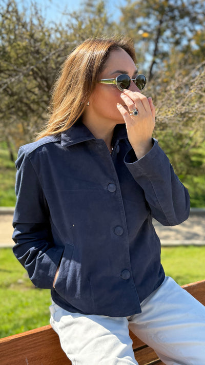 Pre-compra Chaqueta Gamuza Constanza Blue