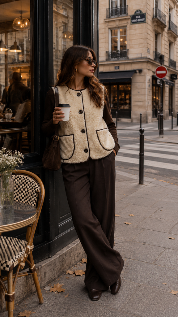 Chaleco/ Gamulán Beige