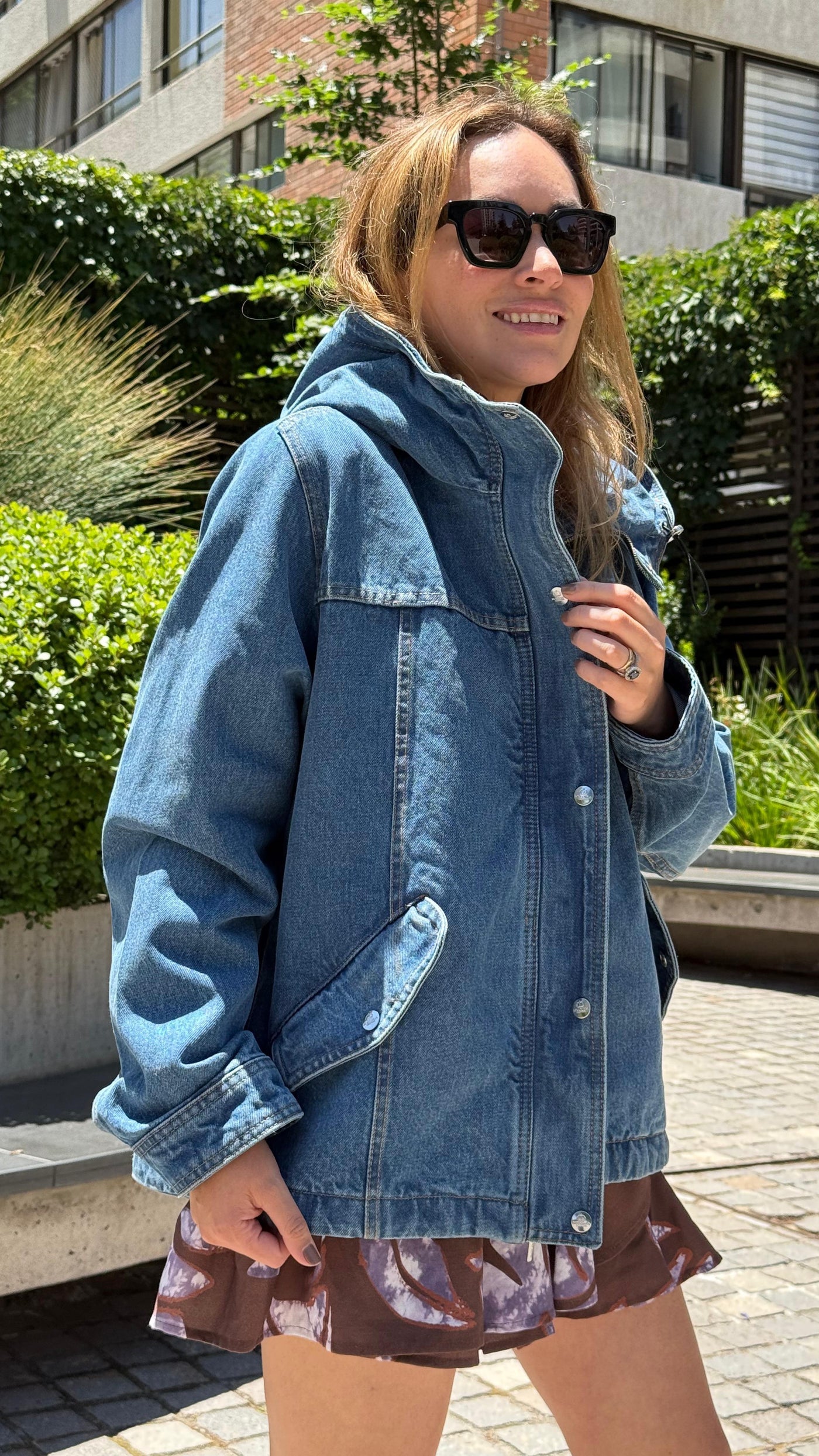 Chaqueta Denim Gracia Azul