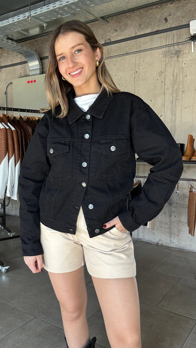Chaqueta Jeans Dumbo Negro