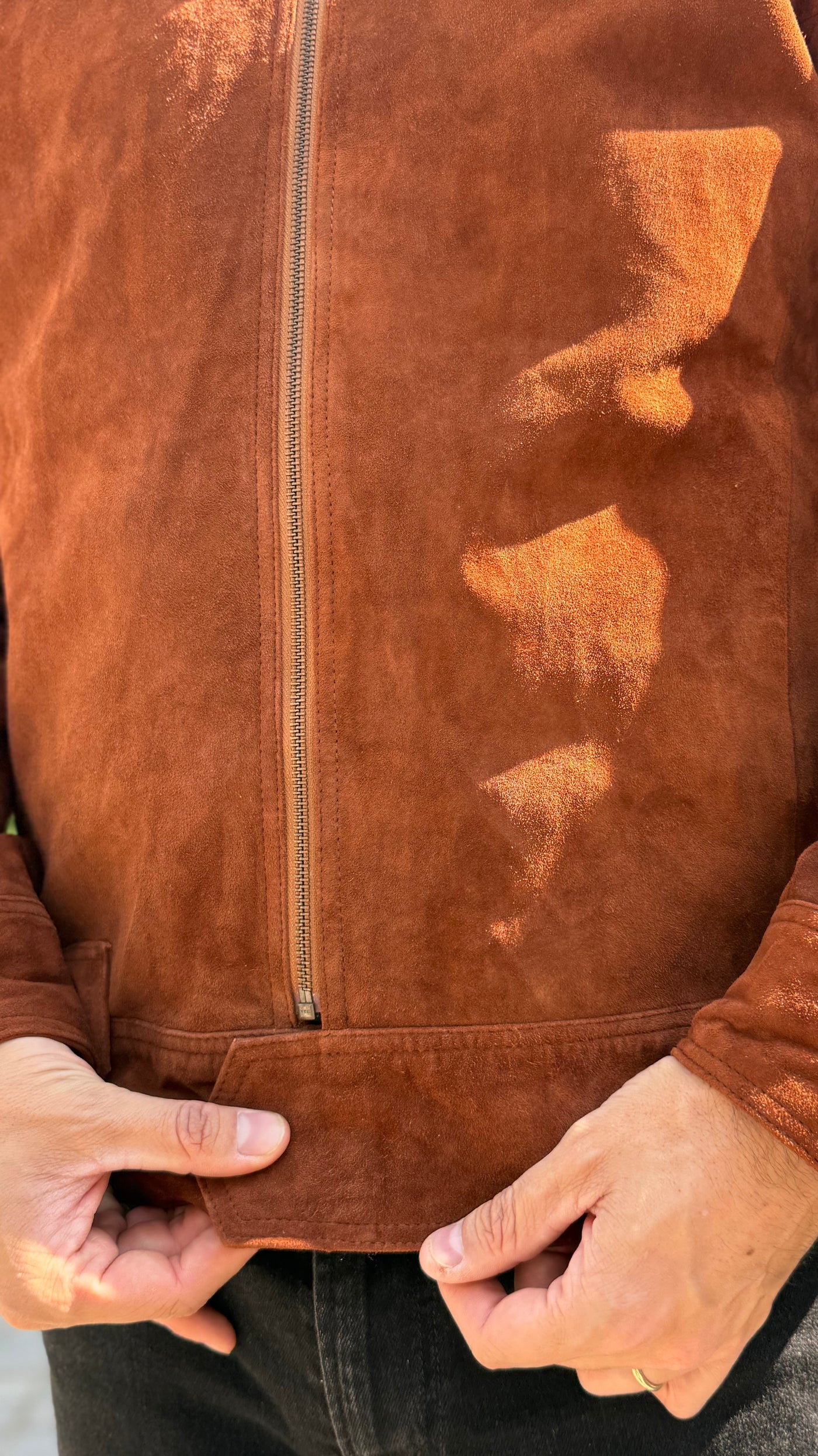 Chaqueta Gamuza Hombre Armenia Tostado