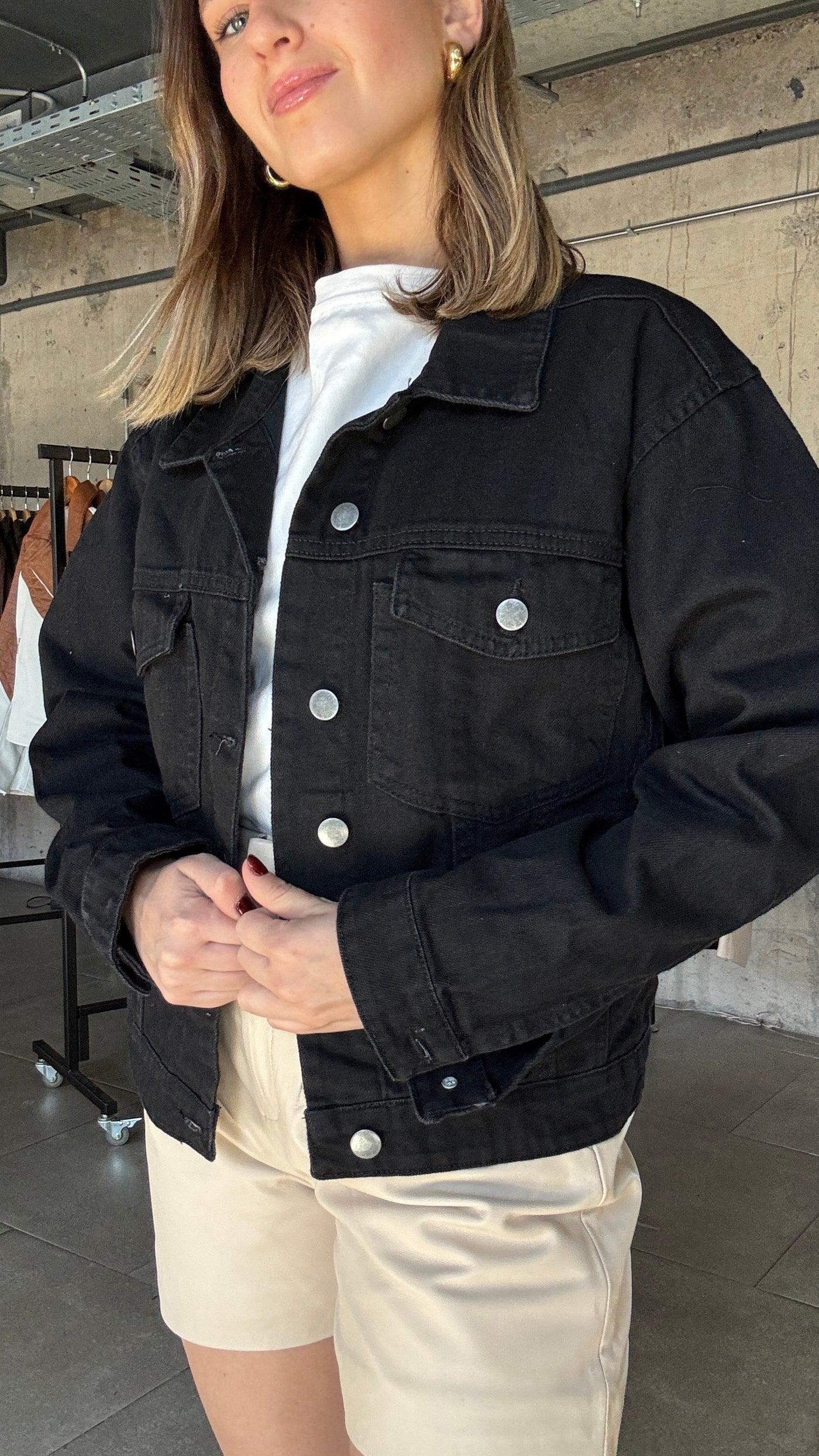 Chaqueta Jeans Dumbo Negro